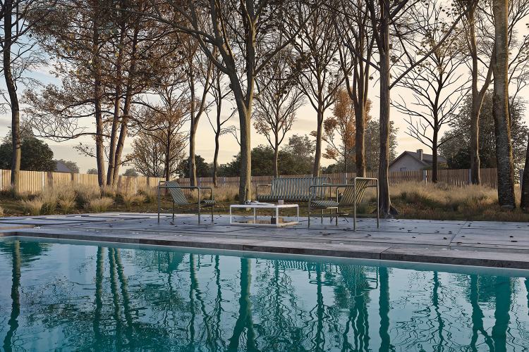 Pool Seating view